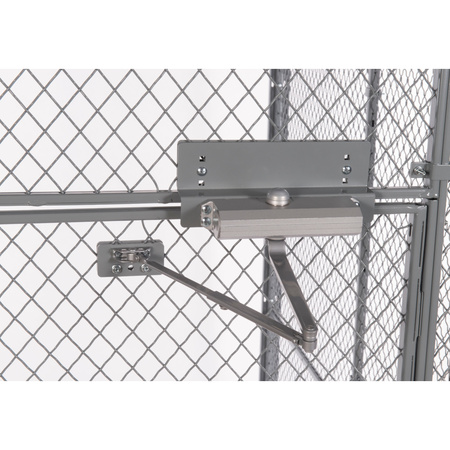 Fordlogan By Spaceguard 3 Wall, Driver/Warehouse Access Control Cage, 5 X 10, 8Ft High, No Top FL3P051008